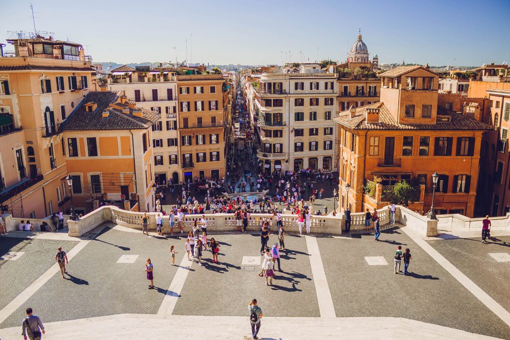 Испанская лестница сверху