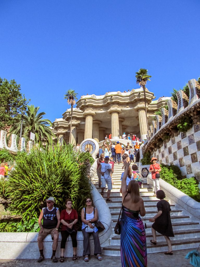 Лестница парка Гуэль