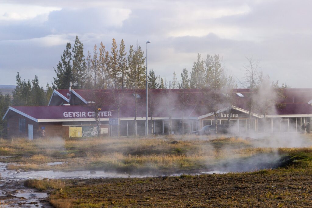 Долина гейзеров в Исландии