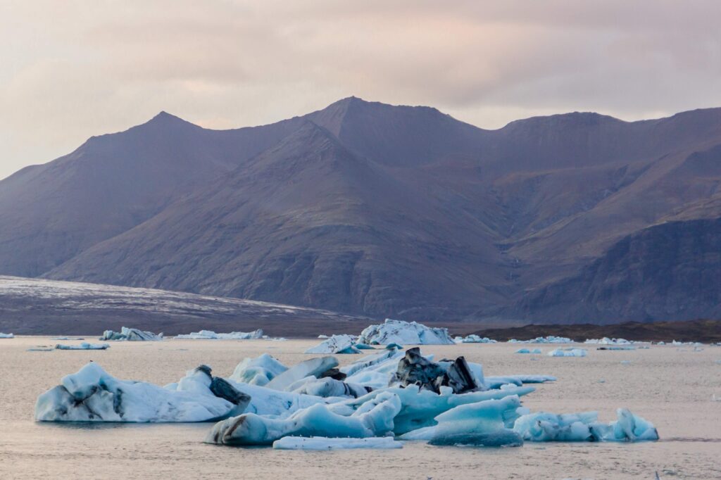 Ледниковая лагуна в Исландии