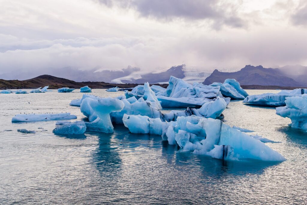 Ледниковая лагуна в Исландии