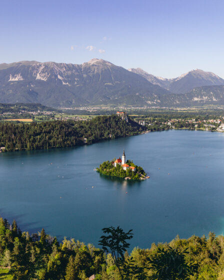 озеро блед словения