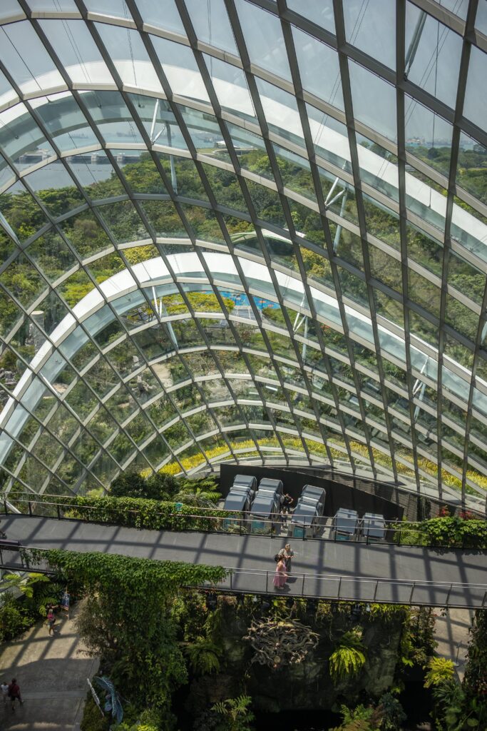 Купол Cloud Forest в Gardens by the Bay